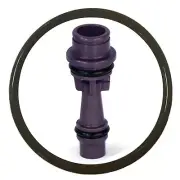 Clack Injector - V3010 1C - Violet - Includes Injector Cap O-Ring Seal
