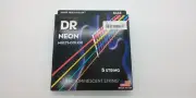 DR base string 5 string NEON nickel plated multicolored coated 045-.125 NMCB5-45