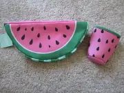 ULTA Watermelon Fanny Pack Belt Bag w/ Drink Holder Can Koozie Cooler