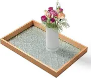 Food Tray - Fruit and Snack Trays,Begonia Embossed Tray with Crabapple Pattern for Kitchen Countertop Home Decor for Table
