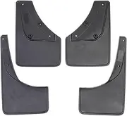 4PCS Car Mud Flaps Compatible with Suzuki Jimny JB64 JB74 2019 Mudguards Splash Guards Fender Mudflaps Front Rear Car Styling Accessories(Withou Logo Black)