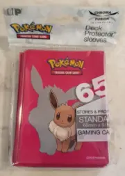 Pokemon Eevee Pink Card Sleeves Ultra Pro 65-ct Exclusive LIMITED EDITION 2019