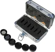 Astronomical Telescope Accessories ND2 ND4 ND8 ND16 ND32 ND64 Medium Density Filter Set of 6 with Aluminum Case