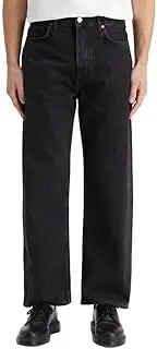 [Scotch & Soda] Men's Core The Pitch Loose Fit Jeans Black Buzz, Black Buzz, 34W x 32L