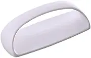 2Pcs White Self-Stick Wardrobes Handles Helper with Adhesive Door HandleInstant Cabinet Handle Pulls Drawer Pull Helper with Adhesive Sliding Door Handle Stick On Handle for Glass Windows
