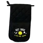 Best Nurse Solar System - Novelty Gift Mitt Oven Gloves Kitchen Chef BBQ Mitts