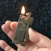 Retro Gasoline Flint Side Pressure Ignition Cigarette Lighters Petrol Trenches