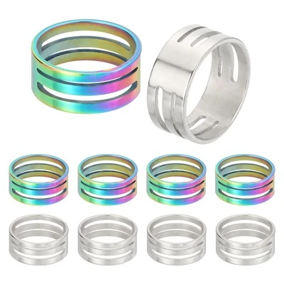 Jump Ring Opening Tool, 17mm Jump Ring Opener Tool(Silver Multicolor,Pack of 10)
