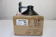 WAC LIGHTING WS-W15708-BK 9W LED 8" SODOR OUTDOOR WALL SCONCE, 3K 750 LUM, BLACK