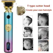 Hair Clipper Electric Hair Cutting Machine USB Rechargeable Trimmer for Men Professional Haircut Clipper Beard Trimmer Shaver