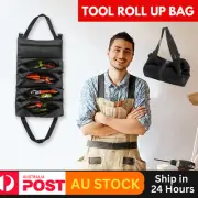 Tool Roll Organizer Tool Roll Up Canvas Bag Tool Large Wrench Super Big Pouch