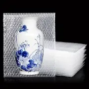 50PCS Clear Bubble Out Bag 12" x 16", Large Bubble Pouches Bag, Double Wall S...