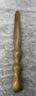 Small Handmade Maple Wood Magic Wand Wizard Witch 6 1/2" NEW