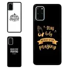 Durable Case For Samsung Galaxy Z Fold Flip 3 4 5 6 Christian Never Stop Praying