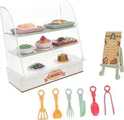 Model Miniature Pastry Set Realistic Mini Cake Stand Toy for Boys and Girls' Kitchen Playroom