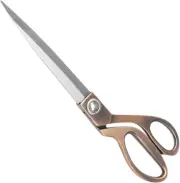 10.5 inch Fabric Tailors Scissors Copper Stainless Steel Sharp Dressmaker