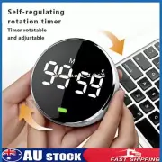 Digital Kitchen Timer Stopwatch Countdown Alarm Magnetic LED Rotate Work Sports