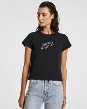 Shop The Nighttime Mini Ss Tee Jet Black | Ksubi ++