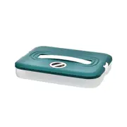 Multi Layer Cookie Carrier with Lid and Handle Time Recoder Dumpling Storage Box Food Dessert Transport Container