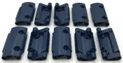 Lego 10 New Dark Blue Technic Panels Curved 7 x 3 Studs with 2 Pin Holes