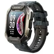 Men Ultra Army Outdoor Waterproof Heart Rate Blood Oxygen Monitor Smartwatch