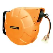DETROIT 15m Retractable Cable Reel with 10A Outlet LEHDR10A15M