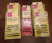 Vintage Goody Perm Rod Curlers 5 Packs = 4 Small Yellow & 1 Red X-Small NIP 435