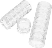 2 Pack Large Pill Box Travel Pill Organizer 7 Day Weekly Dispenser for Seniors Medicine Storage Case 7 Divided Compartments for Jewelry