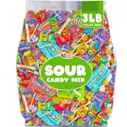 Sour Candy Variety Pack - 3 Pounds - Bulk Pinata Candies Mix