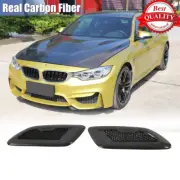 Real Carbon Hood Bonnet Air Vent Covers For BMW M3 M4 Audi S4 S5 W205 Universal