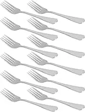 uxcell Dinner Forks Set of 12 Stainless Steel Forks 7.5 Inches Length Household Fruit Salad Dessert Steak Fork Tableware