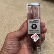Revlon Colorstay Overtime Lip Color 16 HR Shine Topcoat #010 Non Stop Cherry