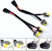 Conversion Wire H4352 to H11 H8 Two Harness Head Light Connector Socket Plug Fit