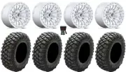 Fuel Rincon Bdlk 15" Wheels Mh 28" Crawler XG Tires Polaris RZR XP 1K / PRO XP