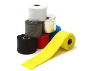 1.5M Exhaust Header Pipe Heat Wrap Manifold Turbo Shields Insulation Roll Tape Motorcycle: black