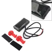 12V Motorcycle Digital LED Display Voltmeter Voltage Gauge Panel Meter Black