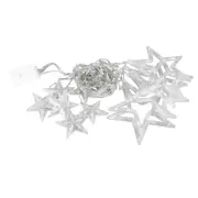 Star Curtain String Lights 2.5m LED Romantic Ambience 6 Large Lights 6 Small
