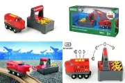 BRIO World - 33213 Remote Control Train Engine | 2 Piece Toy for Kids...