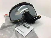 SPY+ Optic Snow Goggles 311018062001 Black-Gold Goggle Bronze-Silver Mirror Lens