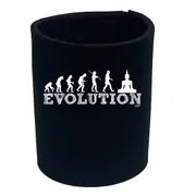 Evolution Buddha - Funny Novelty Stubby Holder