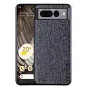 For Google pixel 7 Pro AIORIA Textile Fabric Shockproof Soft TPU Heavy Duty Slim Back Case Cover (Black)