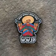 WWJP: What would Jesus Pew, Mexican Style PVC Patch