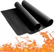 Permanent Baking Foil Reusable [260°C Heat Resistant] - Baking Mat for Oven & Grill - 100% PFOA-Free & BPA Free - Permanent Baking Mat - As Baking Paper, Oven Mat, Grill Mat (Pack of 2, 30 x 40 cm)