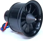 EDF 50mm 3S 4900KV 11 Blades 12.6V Electric Ducted Fan, Hobby RC Jet Engine Propeller, RC Car Engine Parts, High Speed Brushless Motor, Remote Control Model, Replacement Airplane Parts DIY
