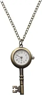 [OATIPHO] Bronze Pocket Watch Retro Watch Vintage Pocket Watch Vintage Retro Bronze Quartz Pocket Pocketwatch Classic Fashion Key Shape Bronze Vintage Keys Watches Quartz Pocket Watch