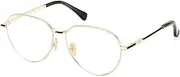[MaxMara] MM5178 030 Shiny Deep Gold 56/14/140 Women's Frame, 030 Shiny Deep Gold, 56/14/140