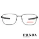 PRADA 光學眼鏡 VPS54O 1AB1O1-57mm 簡約方框 - 金橘眼鏡