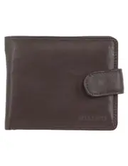 Milleni Mens Leather Bi-Fold Tab Wallet