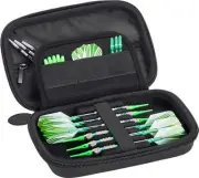 Casemaster Sentinel 6 Dart Case Holds Extra Accessories Tips Shafts and Fl