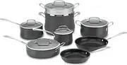 [Cuisinart] 64-13 Contour Hard Anodized 13-Piece Cookware Set